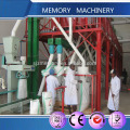 6FTP-50 Flour milling equipment/machine with two packing machine
